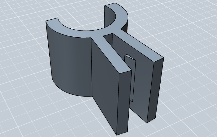 Chain Tensioner Chassis Clip in Design Mode