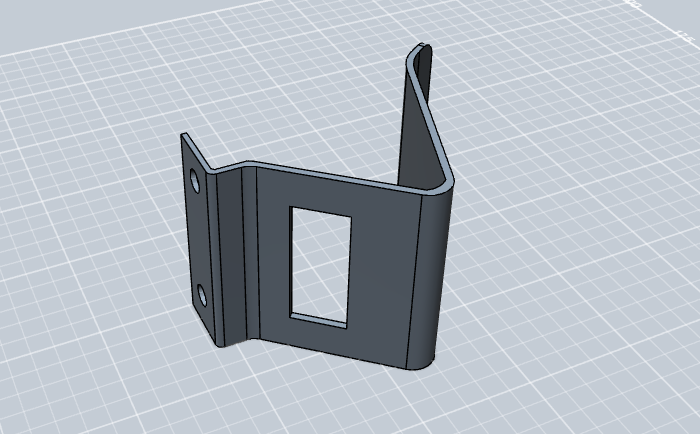 Light Switch Bracket in Design Mode