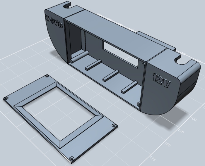 X-POD Case in Design Mode