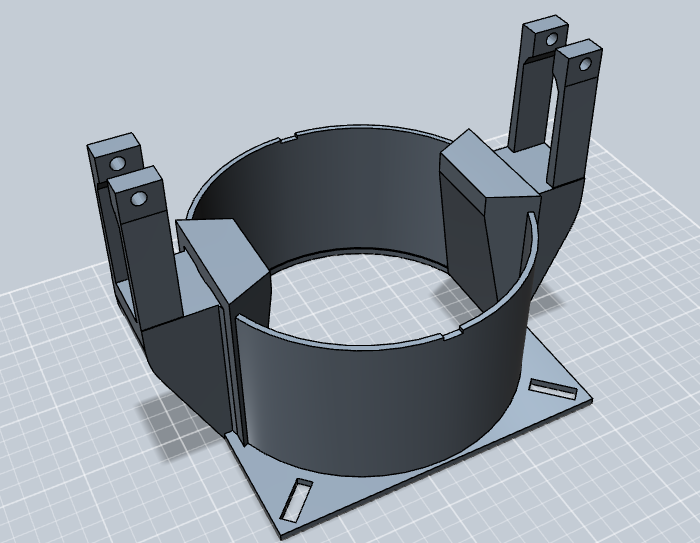 Motor Cooling Fan Connector Long Version being Designed