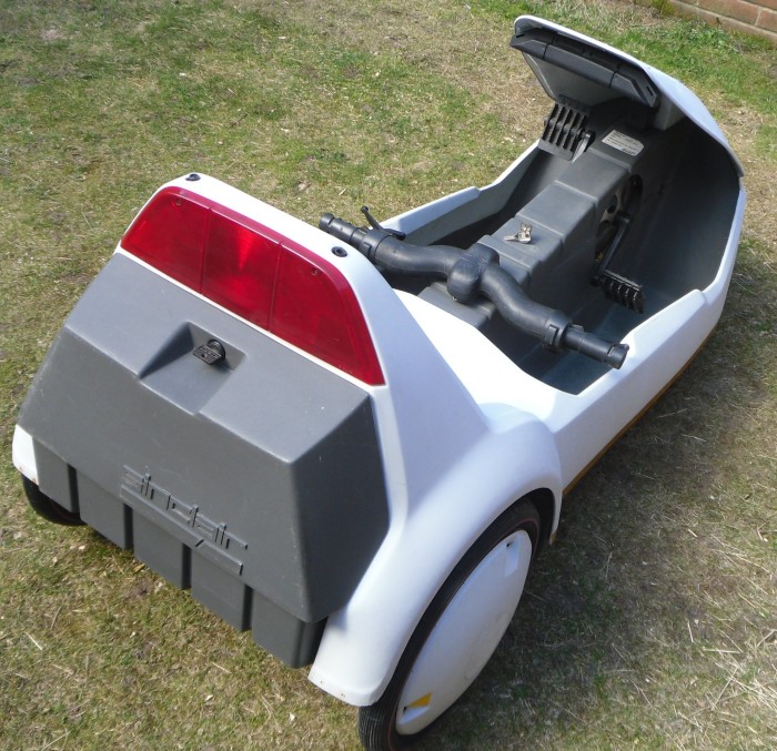 A fully restored Sinclair C5