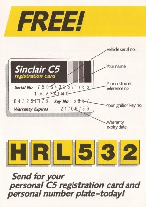 Registration Card and Number Plate